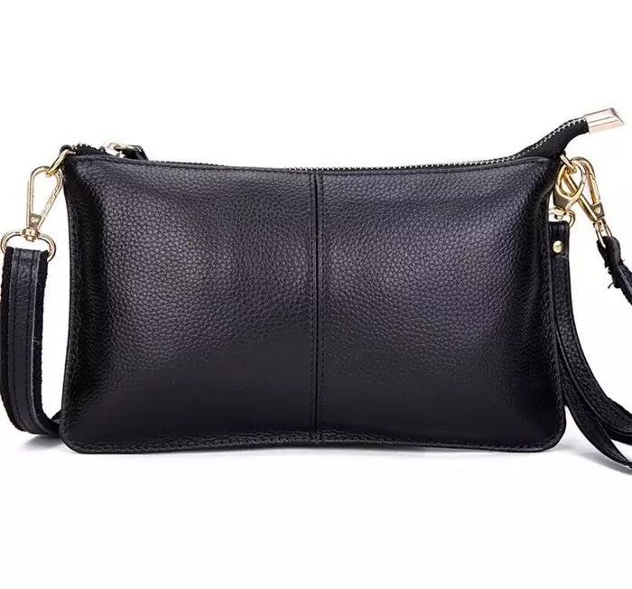 "Gianna" Wristlet/Crossbody - Black