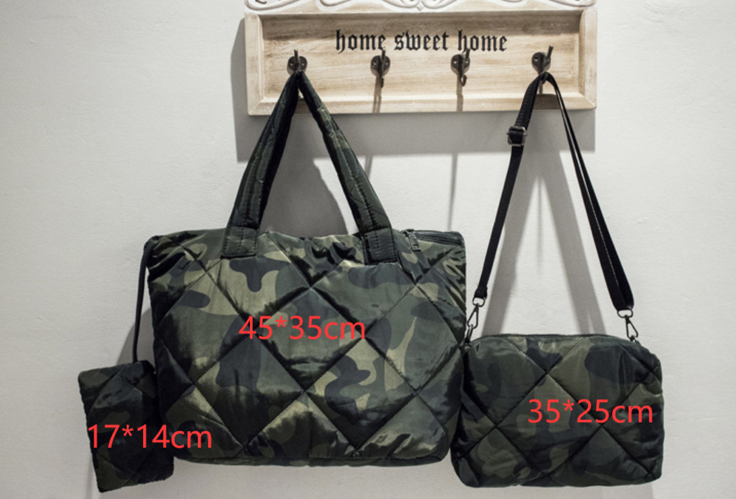 "Steffani" Puffer Shoulder Crossbody Bag