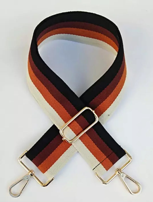 Handbag Shoulder Straps - Adjustable Bag Straps - Black/Dark Brown/Light Brown/Tan